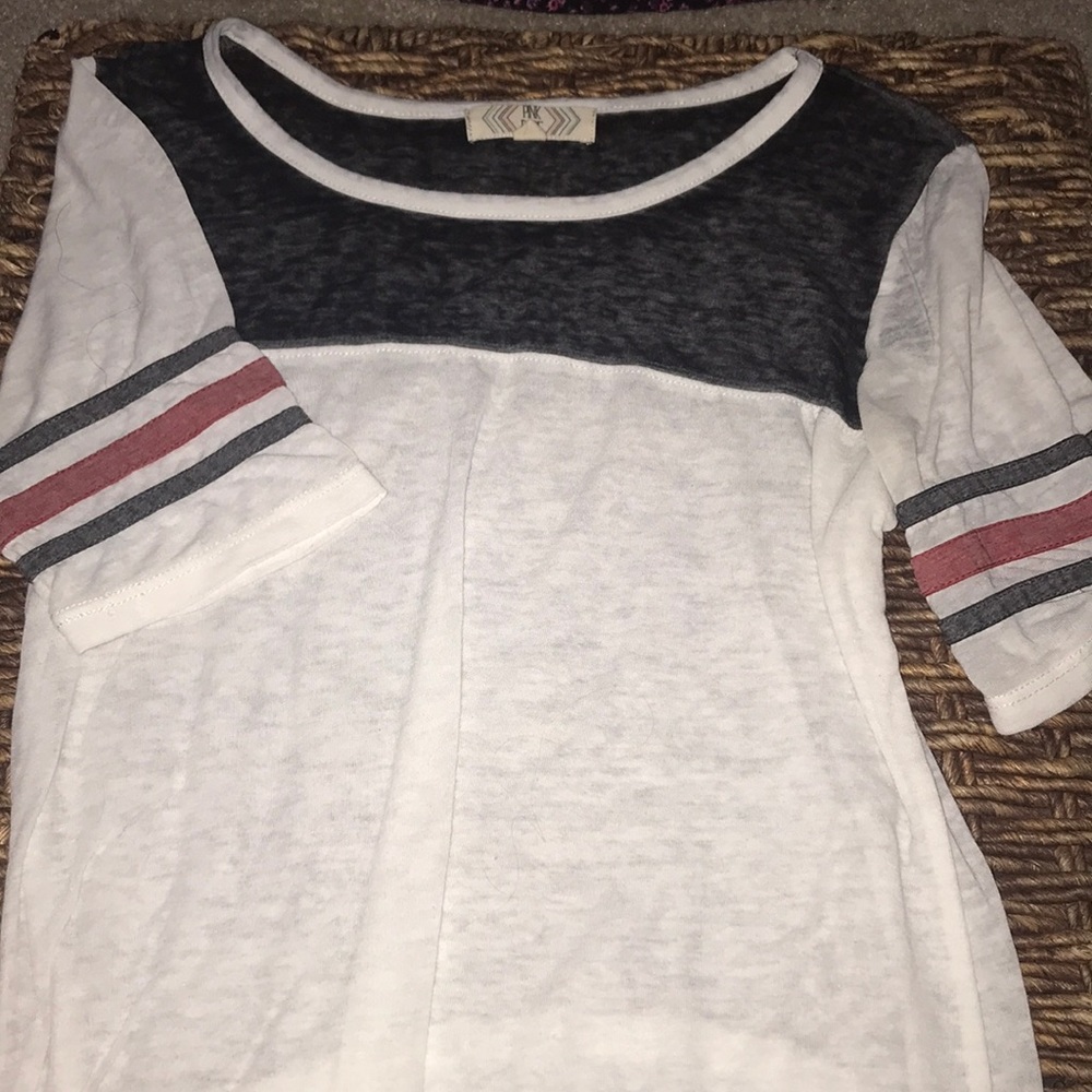 Short sleeve varsity tee